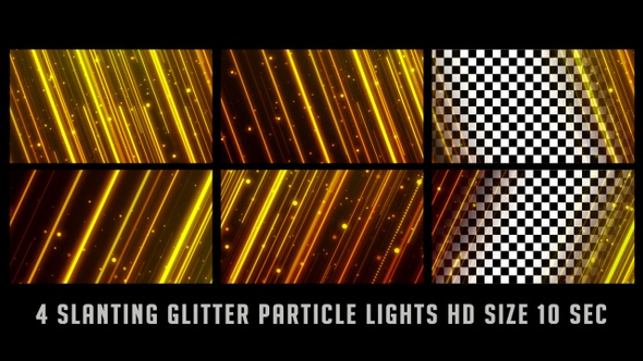 Slanting Glitter Particle Lights V01
