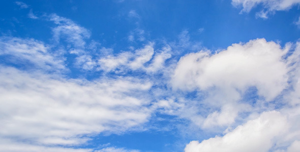 Time Lapse of Sky full of Clouds