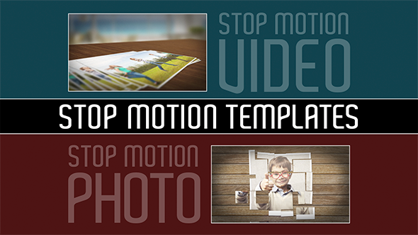 Stop Motion Templates - 2 Projects in 1