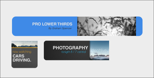 Pro Lower Thirds - VideoHive 8646067