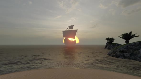 Ship Against The Sun