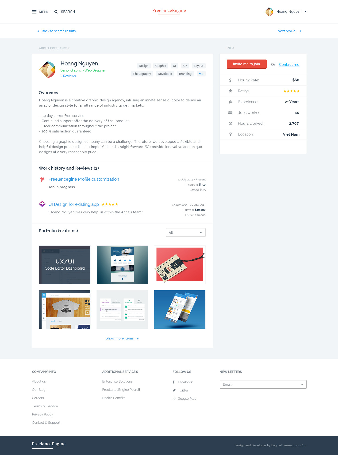 Freelanceengine Freelance Marketplace Template By Enginewpthemes Freelance Marketplace Website Template