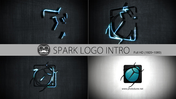 Spark Logo Intro - VideoHive 8538072