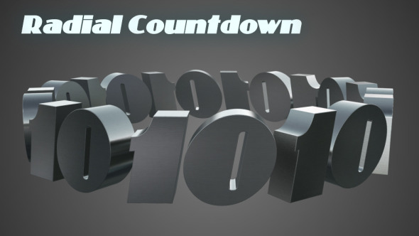 3D Radial Countdown