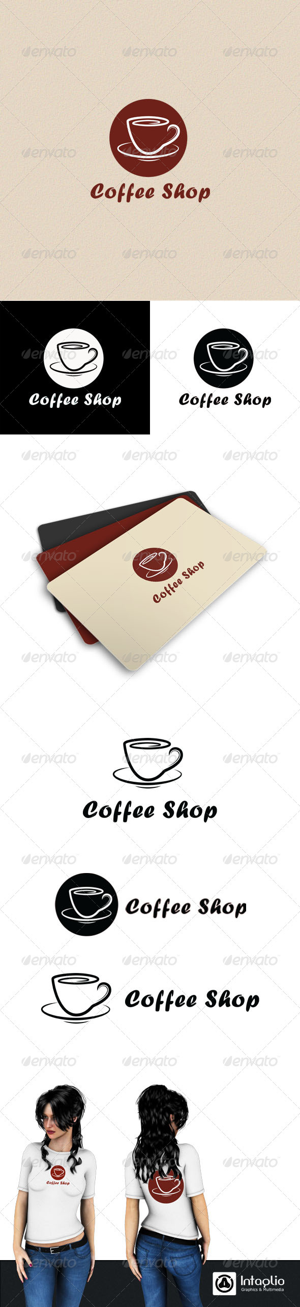 Coffee Shop Logo - Objects Logo Templates