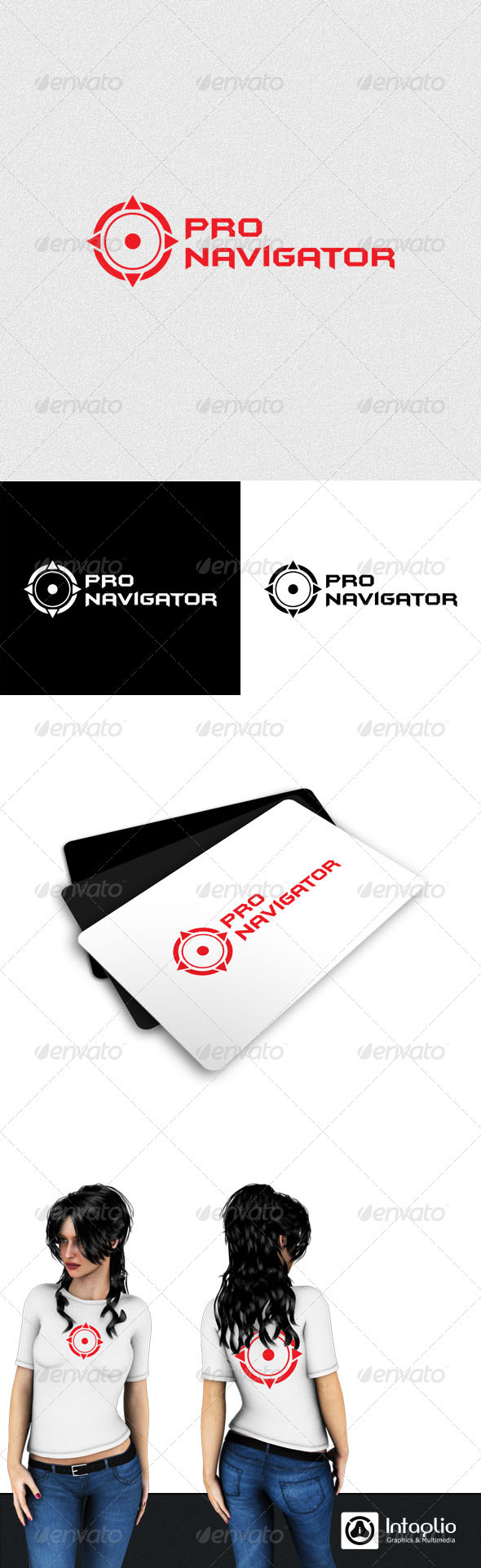 Navigation Logo - Vector Abstract