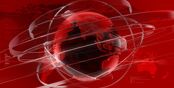 Broadcast Design - Red News Background