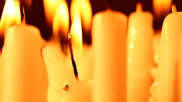 Candle Light With Flame 13