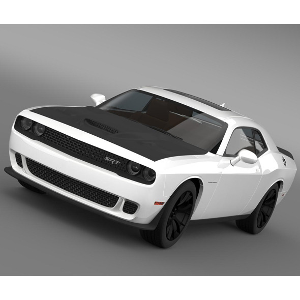 Dodge Challenger SRT Helllcat Supercharged LC 2015 - 3DOcean Item for Sale
