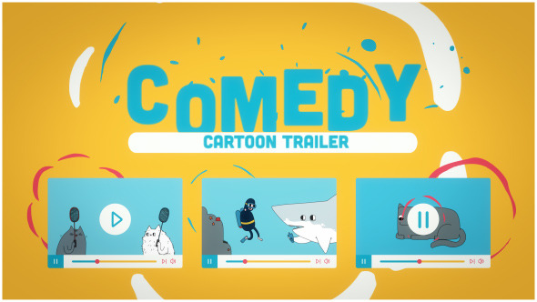 Funny Cartoon Comedy Trailer