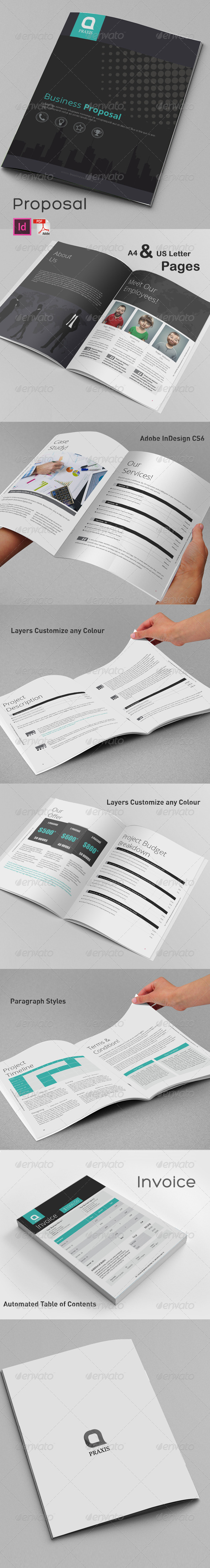 Business Proposal - Proposals & Invoices Stationery