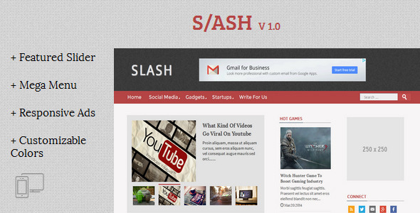 Slash - TechMagazine - ThemeForest 8109373