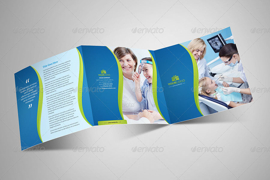 Medical Square Trifold 2, Print Templates | GraphicRiver