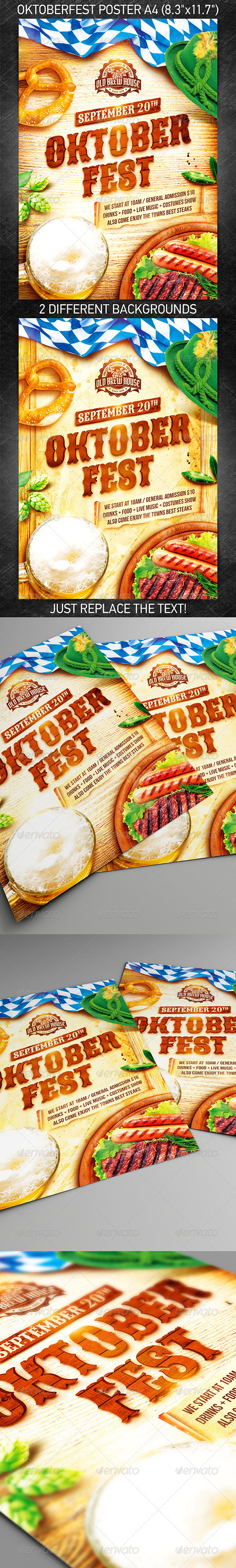 Oktoberfest Festival Poster vol.3 - Holidays Events