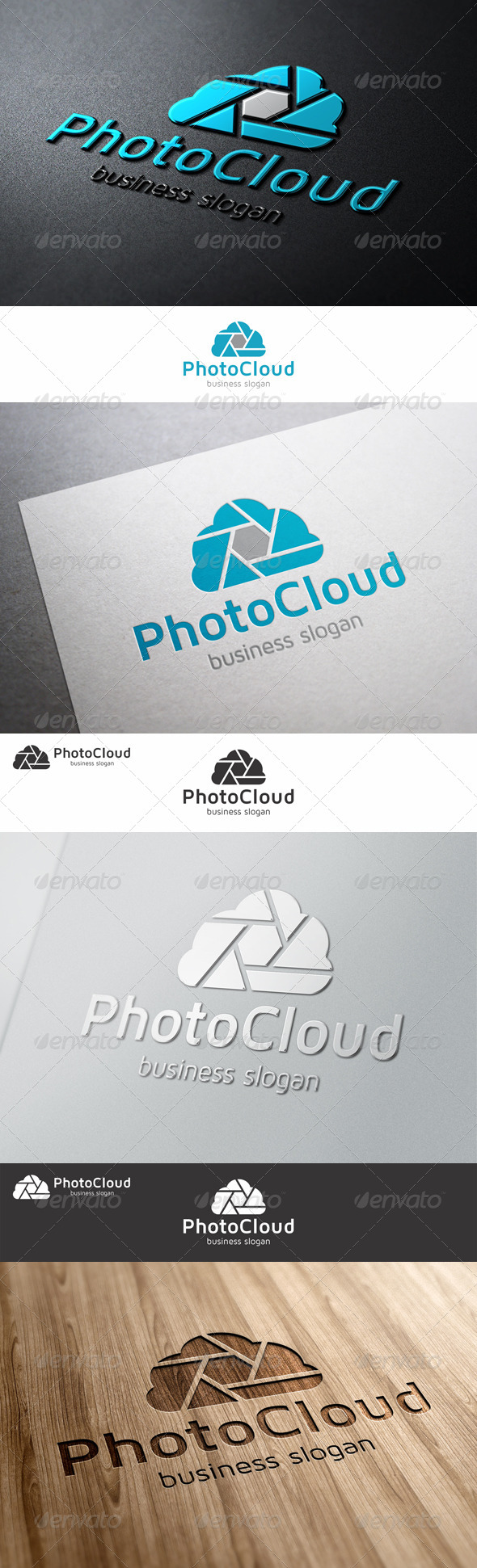 Photo Cloud Logo Template - Symbols Logo Templates