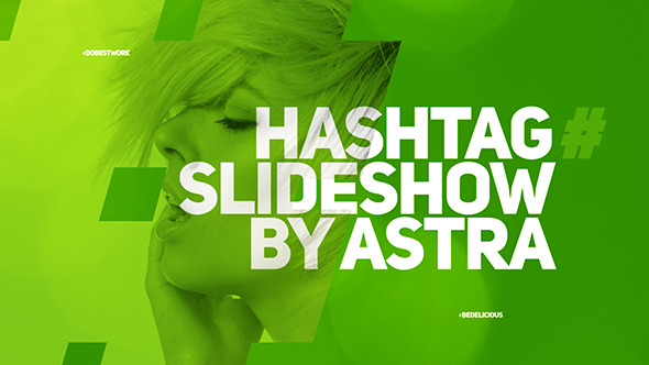 Hashtag Slideshow - VideoHive 8739827