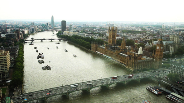 Panorama Over Thames River And London City 1