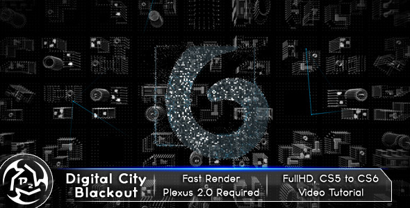 Digital City Blackout - VideoHive 8746279