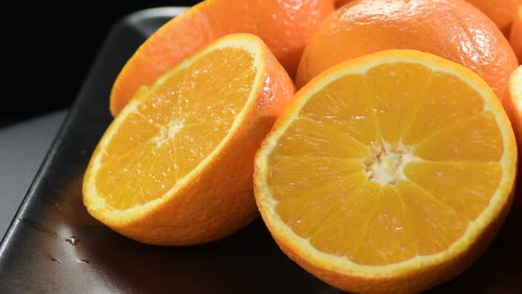 Oranges Cut in Half Gyrating alt