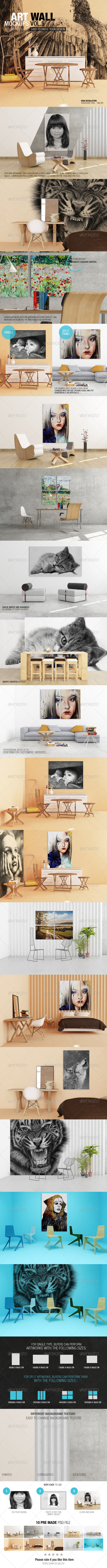 Art Wall Mockups Vol.5 - Miscellaneous Displays