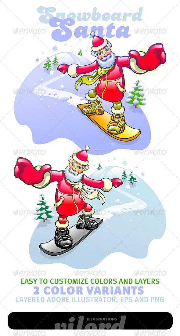 Santa Mascot - People Characters