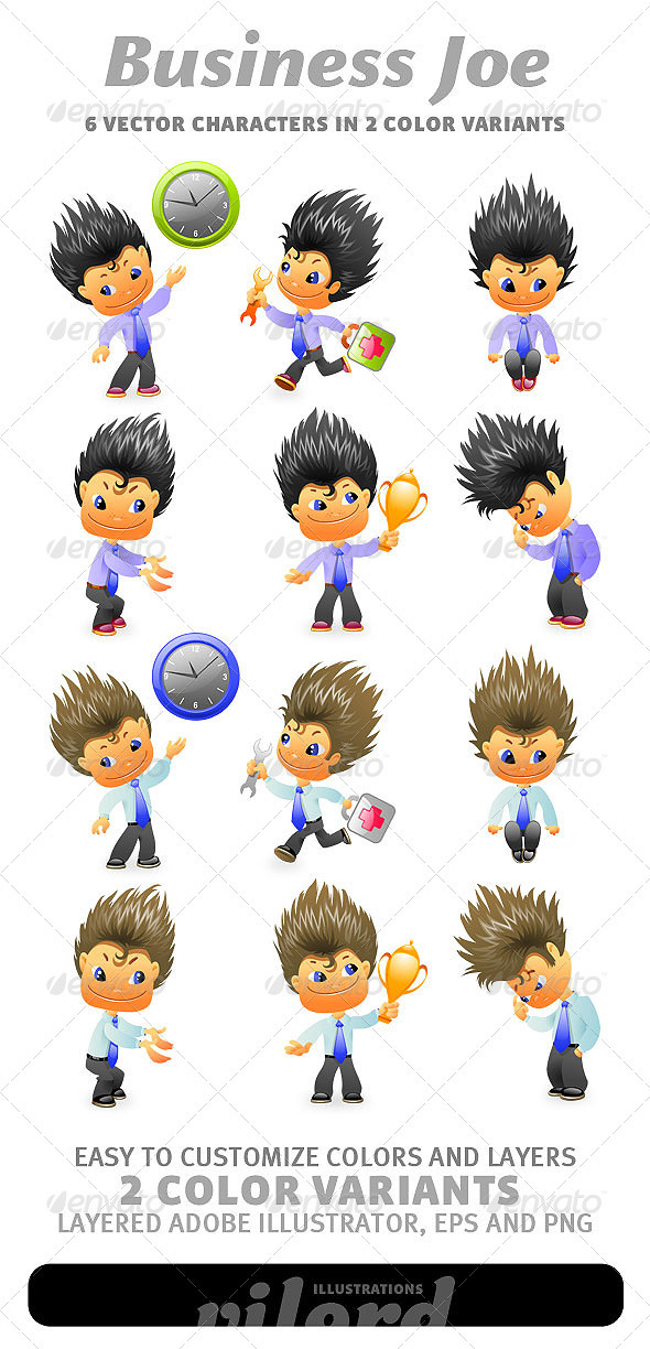Business Mascots - People Characters