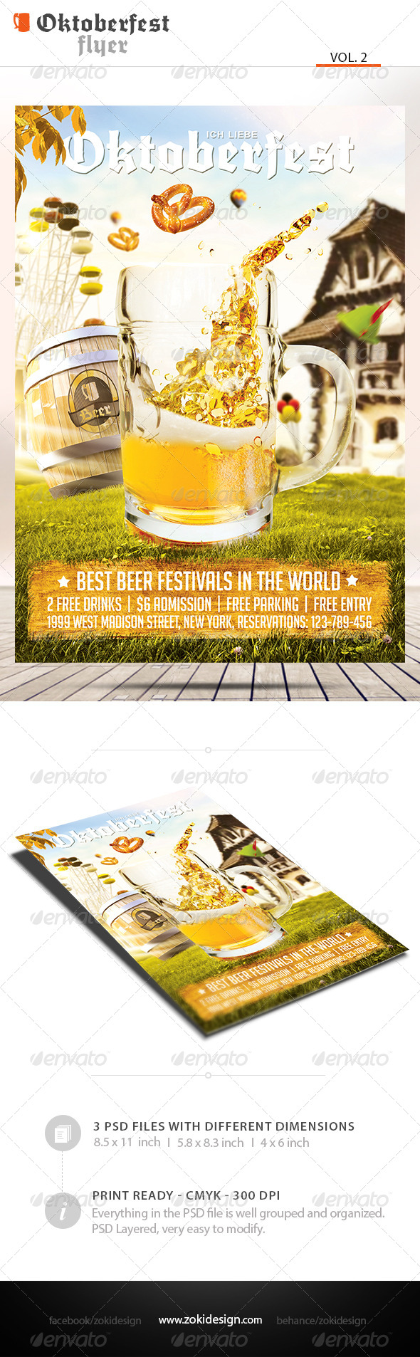 Oktoberfest Flyer Vol.2 - Clubs & Parties Events