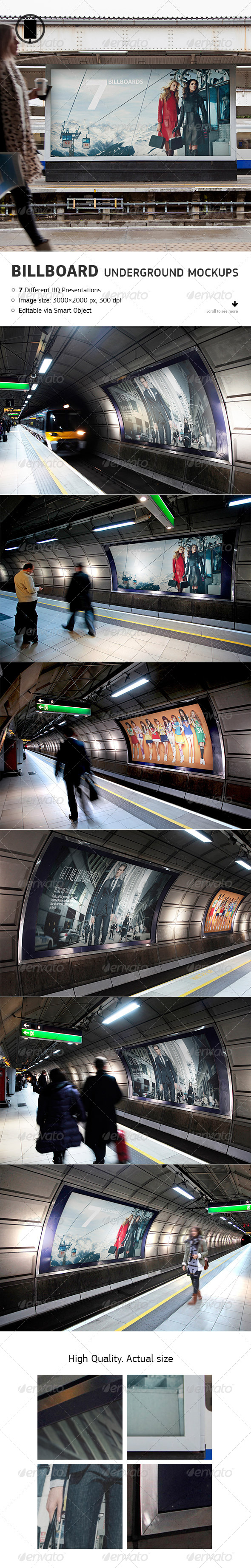 Download Billboard Underground Metro Subway Mock Up By Puzzlerbox Graphicriver