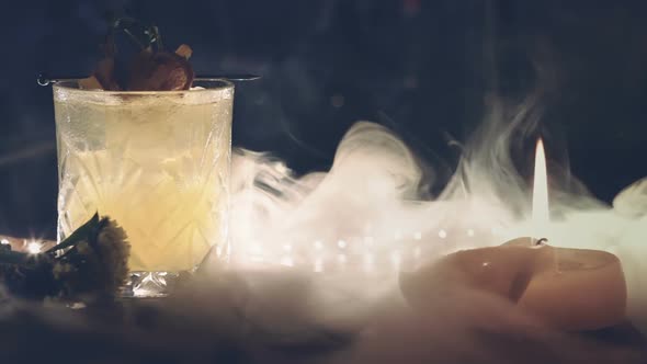 Cocktail with Smoke