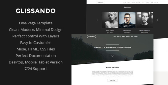 Glissando - Creative - ThemeForest 8695869