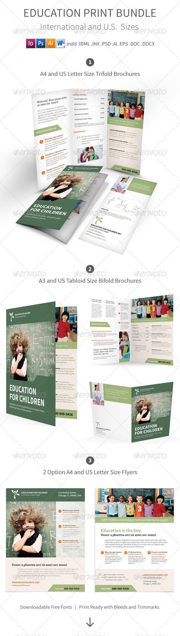 Education Print Bundle - Corporate Brochures