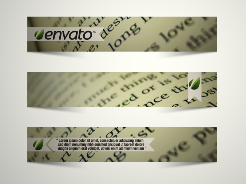 Bookmark Lower Thirds - After Effects Templates