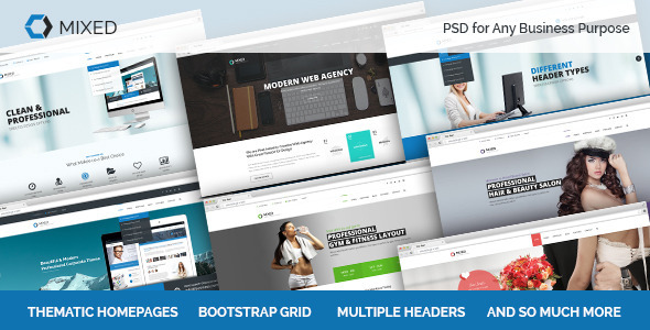 Mixed PSD for - ThemeForest 8722701