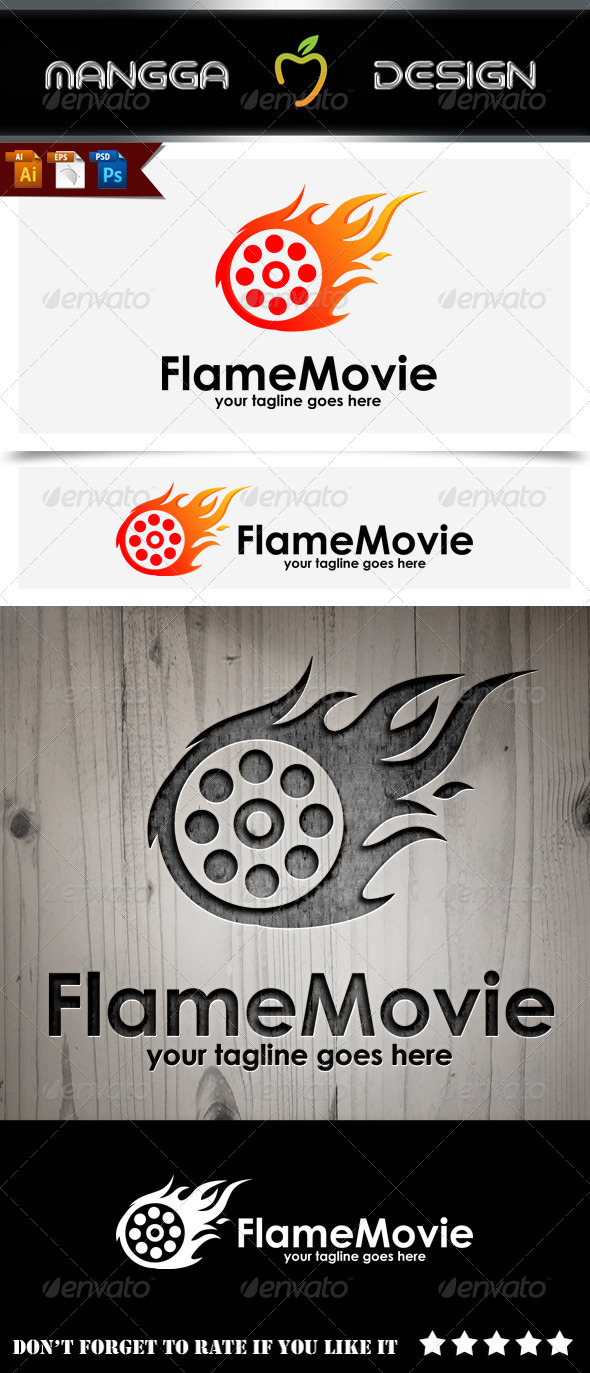 Flame Movie Logo