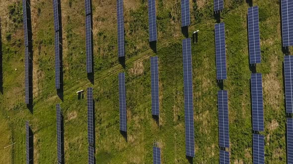 Solar Panels Energy Farm
