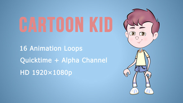 Cartoon Kid Animation Pack