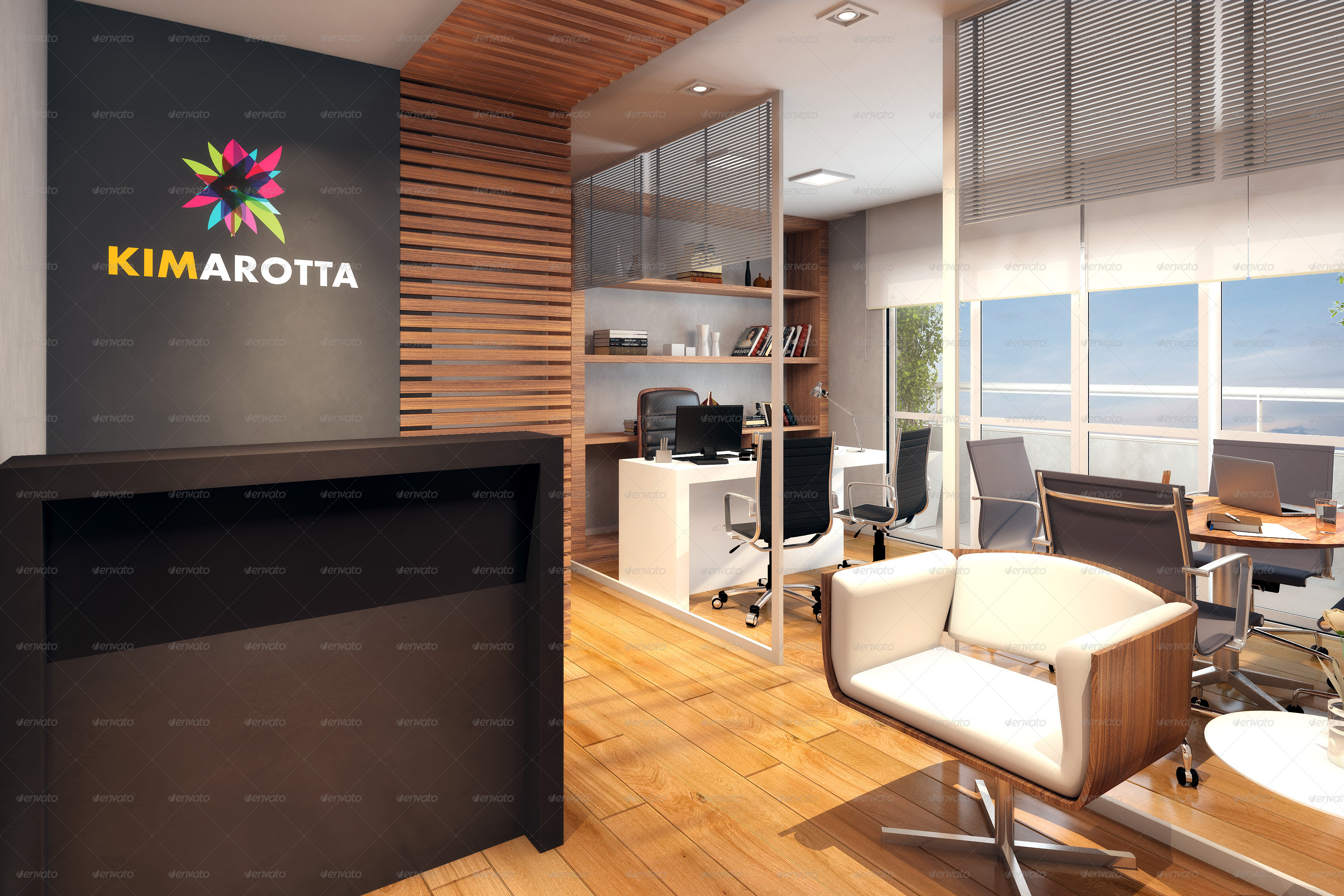 Download Building Office Branding Mockup by kimarotta | GraphicRiver