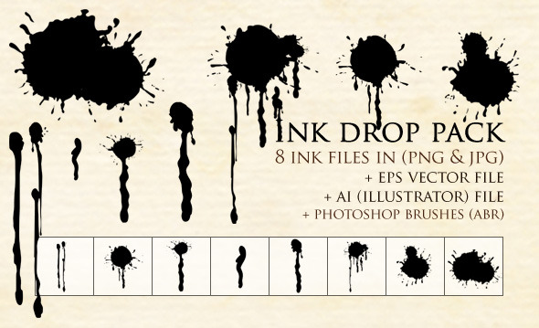 photoshop inkdrop tool