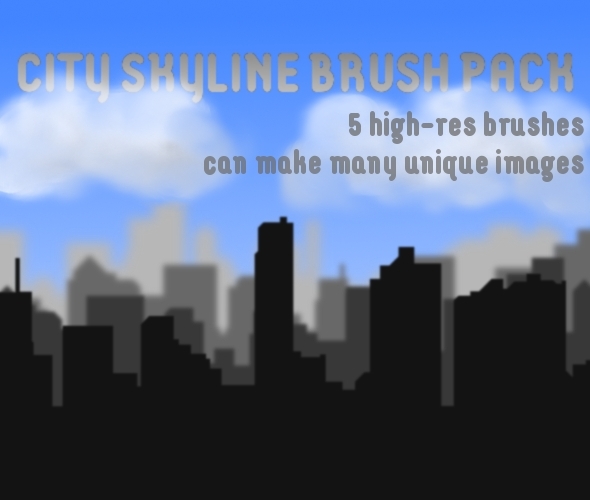 City Skyline Brush Pack