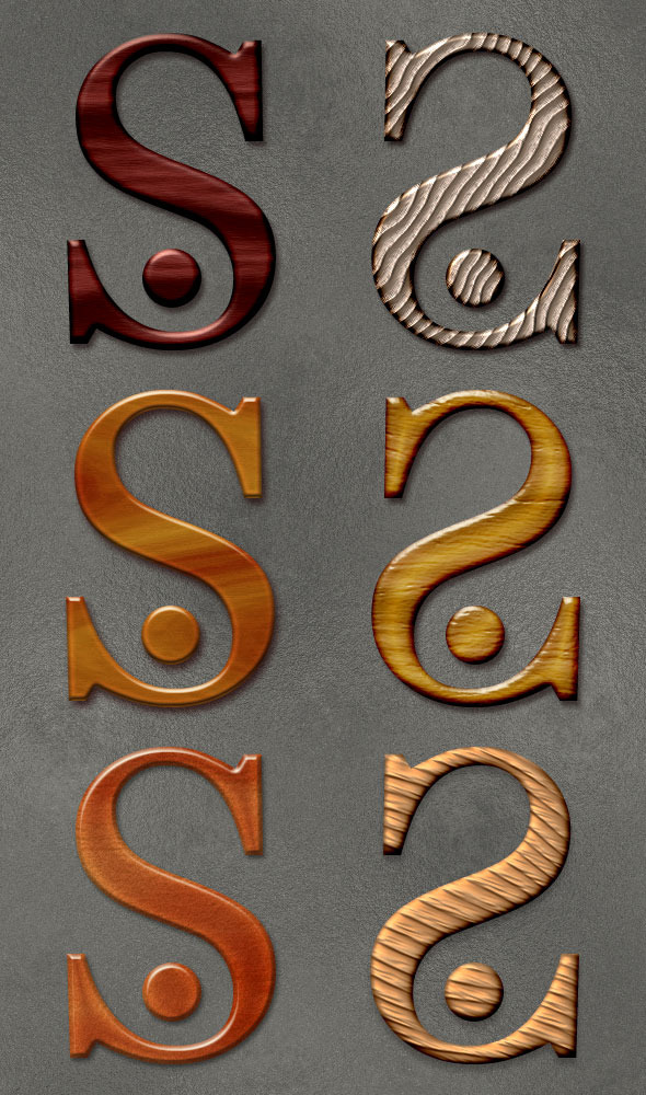 Wood Styles - Text Effects Styles