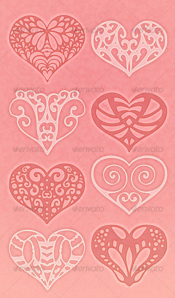 Heart Brushes 2 - Brushes Photoshop