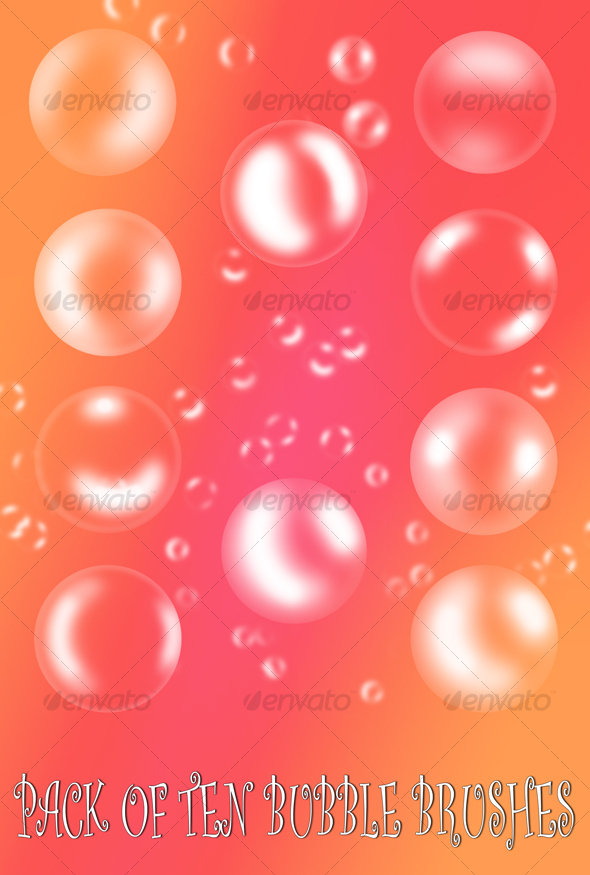 Bubbles Brush Pack One - Brushes Photoshop