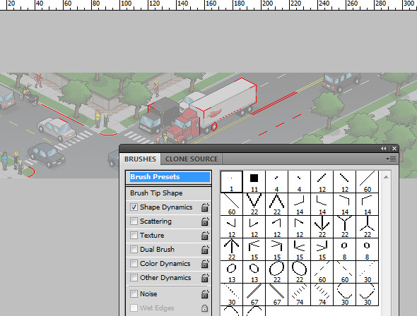 48 Pixel-Perfect Pixel Art PhotoShop Brushes - Miscellaneous Brushes