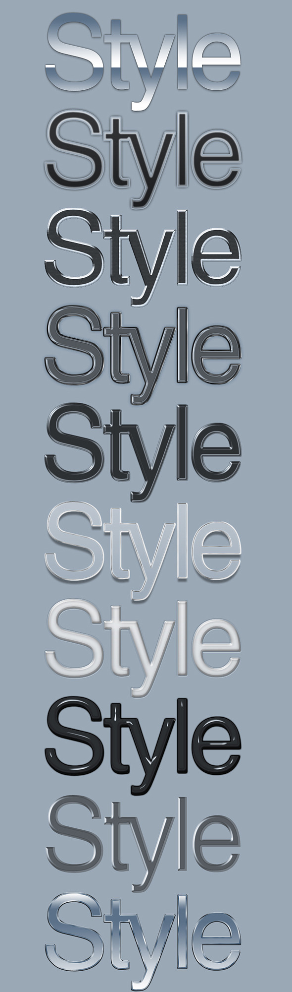 10 Elegant Text Styles - Text Effects Styles