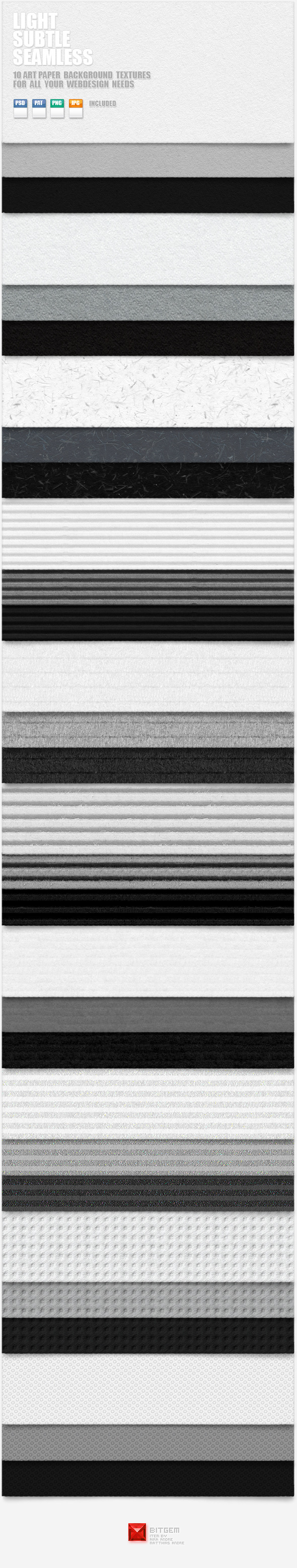 The Paper Pattern Catalogue - Abstract Textures / Fills / Patterns