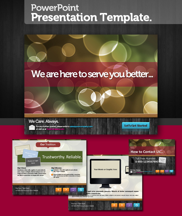 Perfecto PowerPoint Presentation Template - PowerPoint Templates Presentation Templates