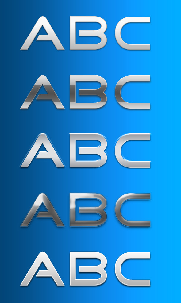 5 Grey Text Styles - Text Effects Styles