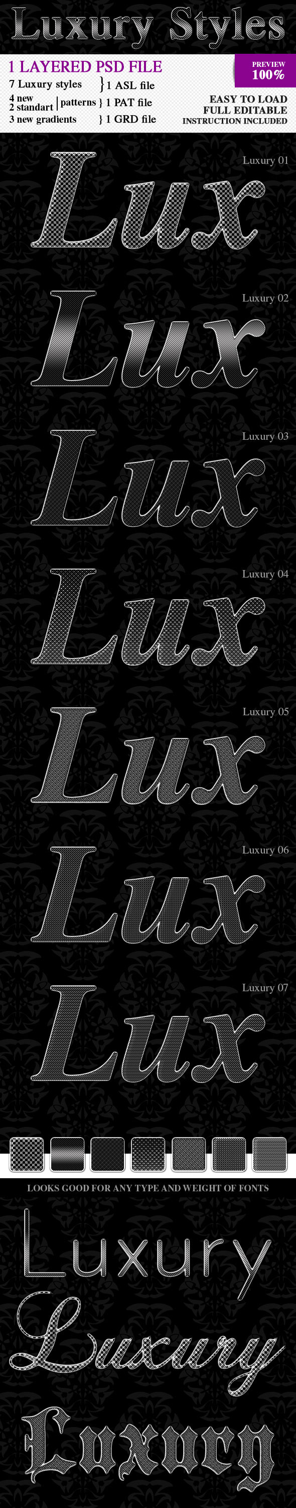 Luxury Styles - Text Effects Styles