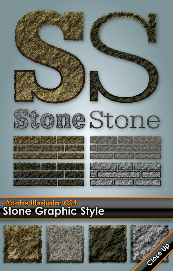Stone/Granite Illustrator Graphic Style - Styles Illustrator
