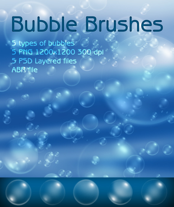 Bubble Brushes - Brushes Photoshop